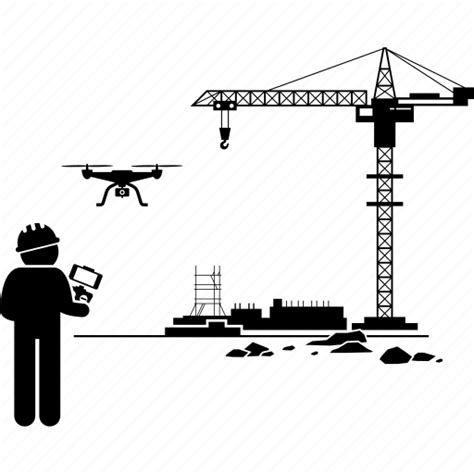Area Building Checking Commercial Construction Drone Inspection