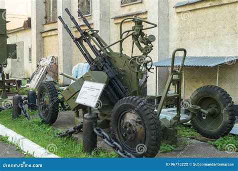 Museum Of Air Defense Forces Soviet Quadruple Barreled Anti Aircraft