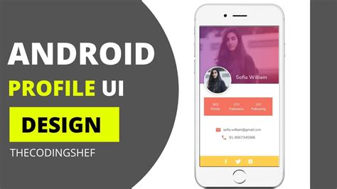 Amazing User Profile Ui Design In Android 2020 Android Ui Design