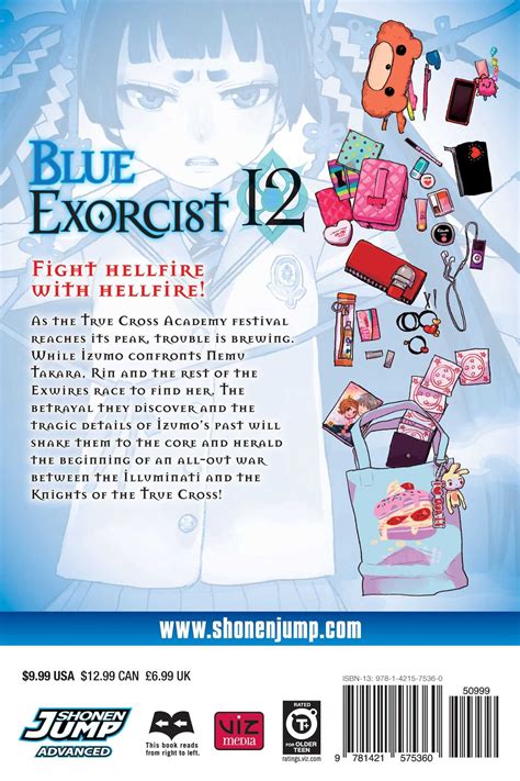 Viz Media Blue Exorcist Vol 12