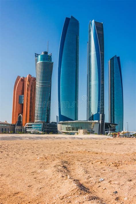 Etihad Towers In Abu Dhabi United Arab Emirates Editorial Stock Photo