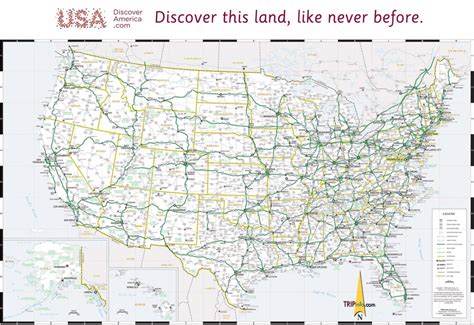 Printable Map Of The United States With Major Cities And Highways