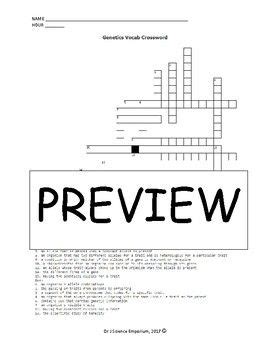 A national institute of general medical sciences crossword puzzle. Genetics Vocab Crossword with answer key | Crossword ...