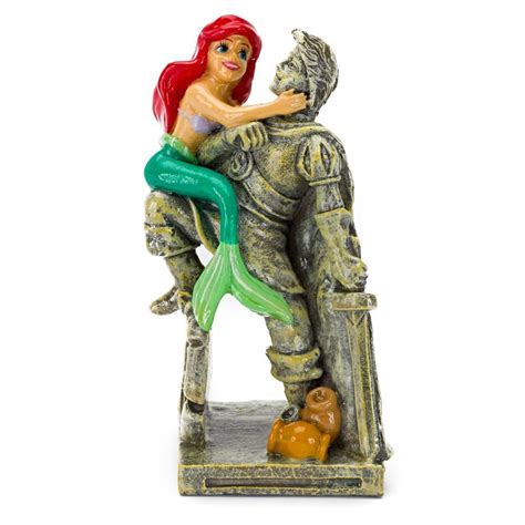 Fish Tank Decoration Disney Decor Little Mermaid Ariel Eric Aquarium