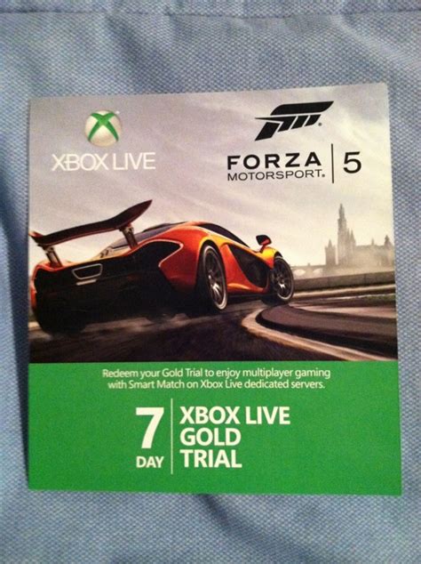 Check spelling or type a new query. Free: FREE Xbox Live Gold (7 Day Trial) {CODE} / Forza Motorsport 5 #4 - Video Game Prepaid ...