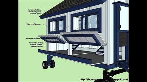T300 - Chicken Coop Tractor Plans - How To Build A Chicken Coop - YouTube