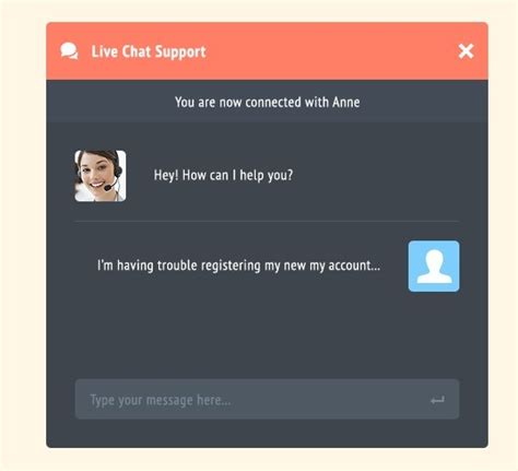 Free Flat Live Chat Support Ui Psd Titanui