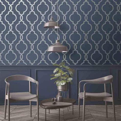 Take a look at the housetohome.co.uk living room galleries for inspirational living room decorating ideas, and our product finder for living room furniture and living room. Holden Laticia Navy Metallic Glitter Wallpaper - 65493 ...