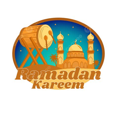 Ramadan Islamic Mosque Vector Design Images Marhaban Ramadan Green