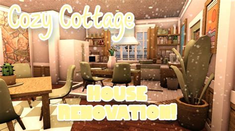 Cozy Cottage House Renovation Roblox Welcome To Bloxburg Youtube