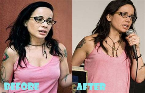 janeane garofalo plastic surgery before and after lovely surgery celebrity before and after