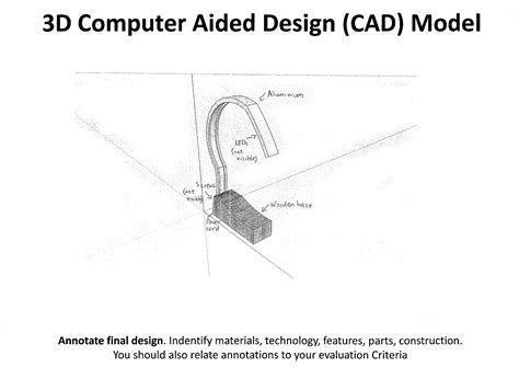 Design Project Desktop Lamp Above The Australian Curriculum