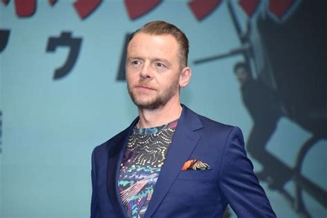 Simon Pegg Man Crush Fangirl Nerd Handsome Actors Blazer Quick