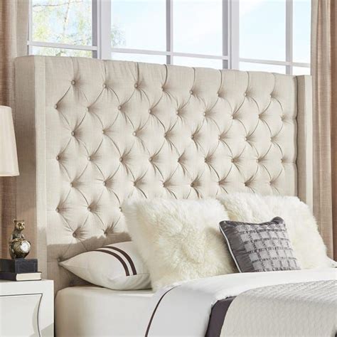 Naples Button Tufted Wingback Headboard Only By Inspire Q Artisan Bed