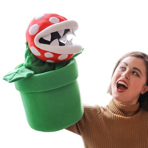 The New Super Mario Piranha Plant Hand Puppet Is Huge