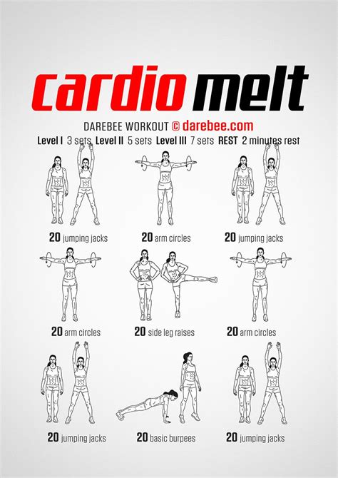 Cardio Melt Workout Cardio Workout At Home Beginners Cardio Hiit