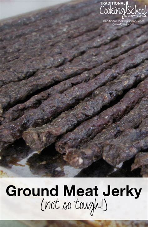 I've also found that ground venison and other game meats can be prepared this way and are excellent! Tender Jerky: Not So Tough Ground Meat Jerky