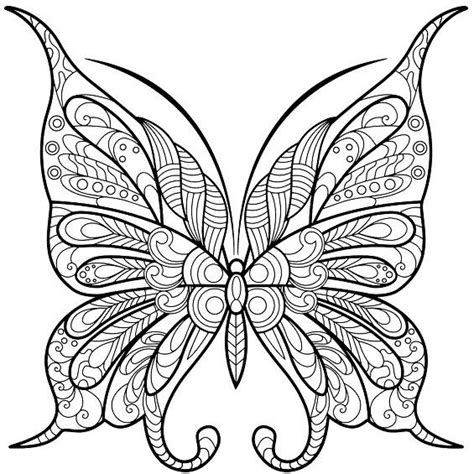 Mandalas con Mariposas para Colorear ️ Pintadas y a Color