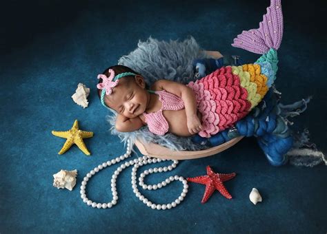 How To Take A Mermaid Poses For Newborn Photography Ideas Born Baby
