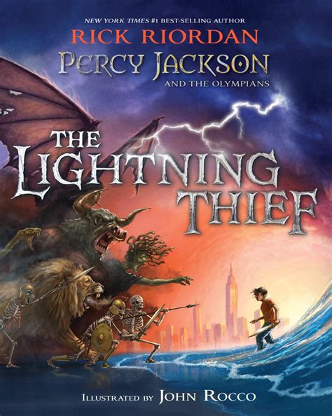 the lightning thief illustrated edition by rick riordan john rocco percy jackson and the
