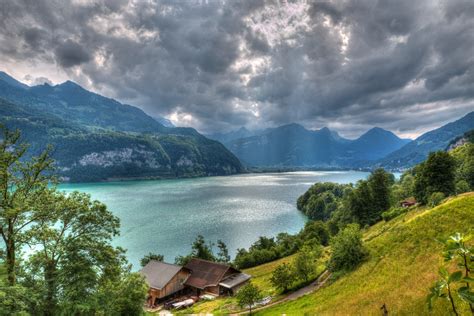 Walensee Lake Alps Switzerland Wallpaper Hd Nature 4k Wallpapers