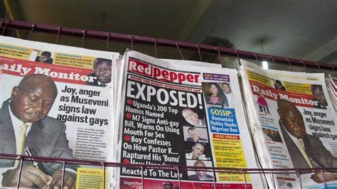 Ugandas List Of Top 200 Gays Paper Slated World News Sky News