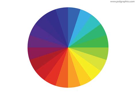 Color Wheel Vector Psdgraphics