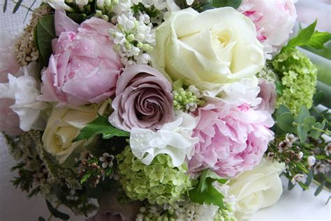 The Flower Magician Peony Rose And Sweet Peas In A