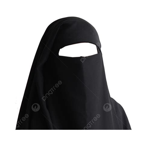 Femme Avec Hijab Noir Et Maquette De Niqab Png Niqab Hijab Islam