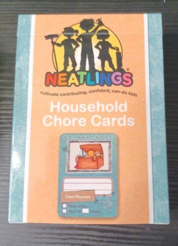 Neatlings Chore Chart System With 4 Decks Of Chores And More 4621969888