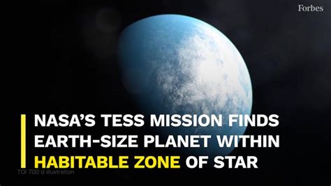 Nasas Tess Mission Finds Earth Size Planet Within Habitable Zone Of Star