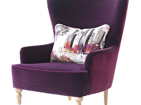Purple Accent Chair With Arms Home Design Ideas