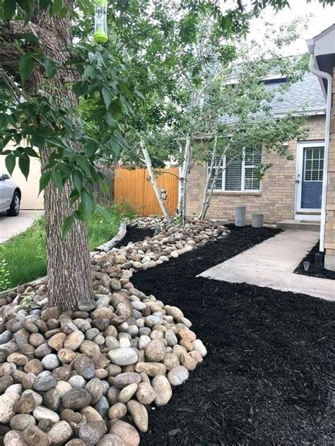 Landscaping With River Rock Best Ideas And Designs River Rock Landscaping Mulch