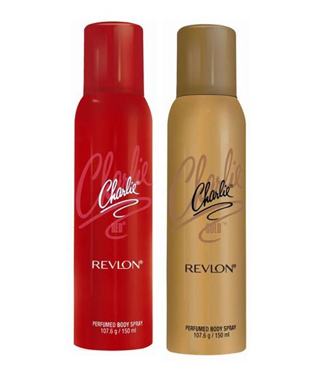 Revlon Charlie Red Gold Perfumed Body Spray 150 Mldeodorant Buy Online At Best Prices In