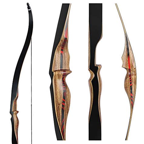 Oeeline Airobow One Piece Recurve Bow 54in Professional Hunting Longbow