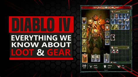Diablo 4 Everything We Know About Loot And Gear Youtube