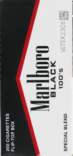 Marlboro Special Blend Black 100s Box 1 Ct Foods Co