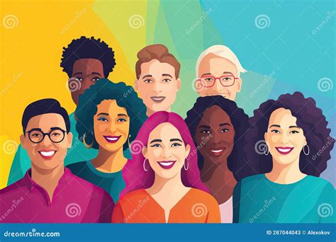 Diverse Group Of People In A Doctor S Office Ai Generated Stock Illustration Illustration Of