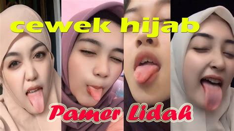 Cewek Hijab Cantik Pamer Julurin Lidah Youtube