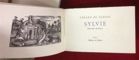 Sylvie Souvenirs Du Valois By Gérard De Nerval Bon Couverture Souple 1945 Abc Eric Girod