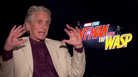 Ant Man And The Wasp Interview Michael Douglas Youtube