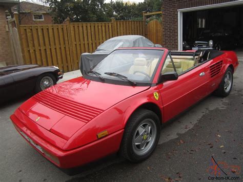 Major engine out service at ferrari dealer november 2013 at 73000 km; 87 FERRARI MONDIAL 3.2 CONVERTIBLE 48K ORIG MILE/PAINT FULL SERVICE HISTORY MINT