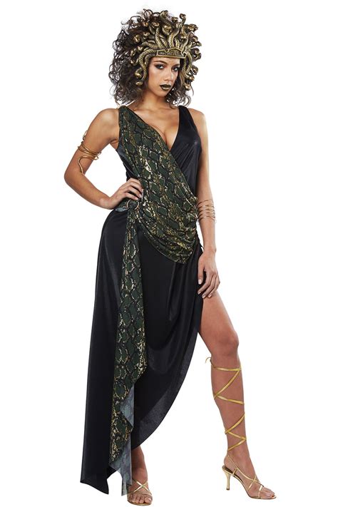 Sedusa Dress Greek Mythological Medusa Villain Monster Costume Adult Women 01431 Ebay