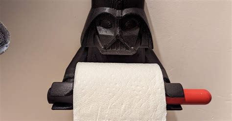 Darth Vader Toilet Paper Holder REMIX By Gameyspirits Download Free STL Model Printables Com