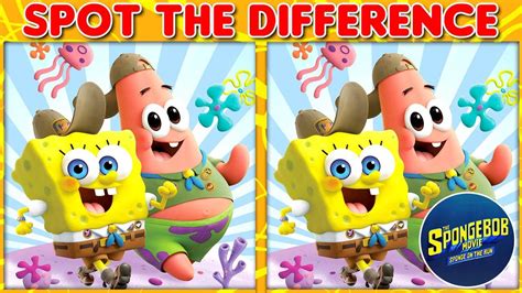 Sponge On The Run Spot The Difference 🧽 Can You Find All The