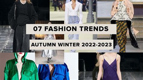 07 Fashion Trends I Autumn Winter 2022 2023 Youtube