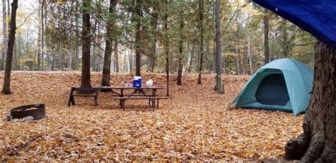 Fall Camping At Potawatomi State Park In Wisconsin Rcamping