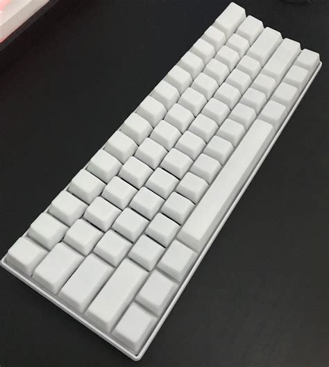 30 Keyboard With 30 Keycaps Ganss Alt61 Enjoypbt Milky White R