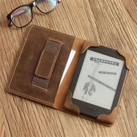 Персонализированный кожаный Kindle бумажно белый чехол 2021 Etsy
