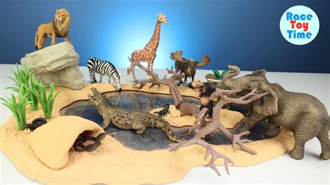 Safari Zoo Wild Animals Toys Schleich Toys Collection Learn Animal